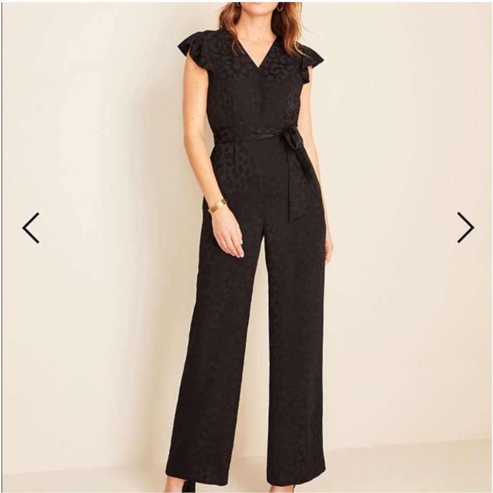 Ann Taylor animal print jumpsuit 0 nwt